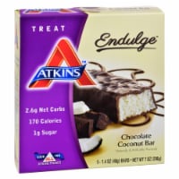 Atkins Endulge Chocolate Coconut Bar - 5/1.4 oz - Pack of 3