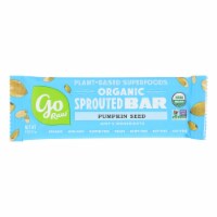 Go Raw - Organic Sprouted Bar - Pumpkin Seed  - Case of 10 - 0.5 oz.