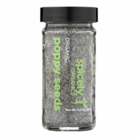 Spicely Organics - Poppy Seeds - Case of 3 - 2.2 OZ