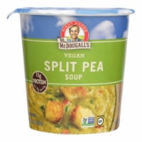 Dr. McDougall's Vegan Split Pea and Barley Soup Big Cup 2.5 oz. - Pack of 6