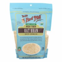 Bob's Red Mill - Oat Bran - Organic High Fiber Hot Cereal - Case of 4 - 18 oz.