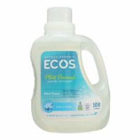 Earth Friendly Ecos Ultra 2x All Natural Laundry Detergent-Free and Clear-Case of 4-100 fl oz