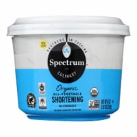 Spectrum Naturals Organic Shortening - Case of 12 - 24 oz.