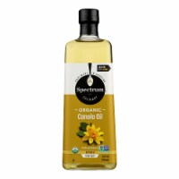 Spectrum Naturals Organic Refined Canola Oil - Case of 12 - 32 Fl oz.