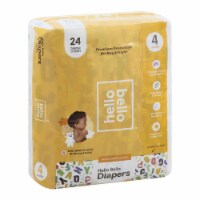 Hello Bello - Diaper - Alphabet Soup - Size 4 - 22-37lb - EA of 1-24 CT