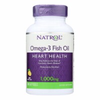 Natrol Omega-3 Fish Oil Lemon - 1000 mg - 90 Softgels - Pack of 3