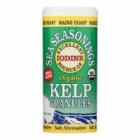 Maine Coast Organic Sea Seasonings - Kelp Granules - 1.5 oz Shaker - Pack of 3