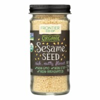 Frontier Herb Sesame Seeds - Organic - Whole - Hulled - 2.32 oz - Pack of 3
