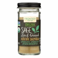Frontier Herb Sage Leaf - Organic - Ground - .8 oz - Pack of 3