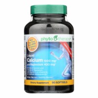 Phyto-Therapy Liquid Calcium - 1000 mg - 90 Softgels