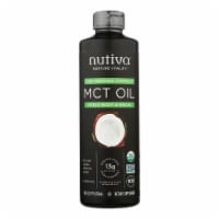 Nutiva 100% Organic Mct Oil - From Coconut - Unflavored - 16 fl oz