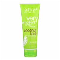 Alba Botanica - Moisturizing Cream Shave For Men and Women Coconut Lime - 8 fl oz