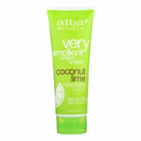 Alba Botanica - Moisturizing Cream Shave For Men and Women Coconut Lime - 8 fl oz