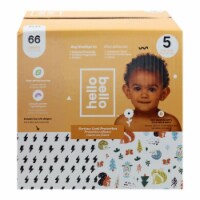 Hello Bello - Diaper - Bolt/Animal - Size 5 - Over 27lb - CS of 66-CT