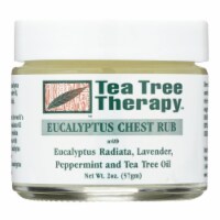 Tea Tree Therapy Eucalyptus Australiana Chest Rub Lavender Peppermint, Tea Tree Oil-2oz