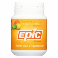 Epic Dental - Xylitol Gum - Fresh Fruit - 50 Pieces - Pack of 3