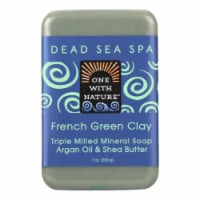 One With Nature - Bar Soap French Green Clay - 1 Each 1-7 OZ - Pack of 3
