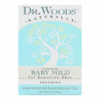 Dr. Woods Bar Soap Baby Mild Unscented - 5.25 oz - Pack of 3
