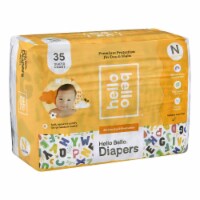 Hello Bello - Diaper - Alphabet Soup - Size N Up To 10 Lb - EA of 1-35 CT
