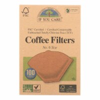 If You Care Coffee Filters - Brown - Cone - Number 6 - 100 Count - Pack of 3