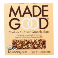 Made Good - Granola Bar Cookies & Cream .85 OZ - Pack of 6