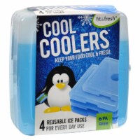 Fit and Fresh Kids Cool Coolers - 4 Packs - Pack of 3