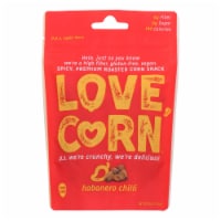 Love Corn - Roasted Corn Habanero - Case of 10 - 1.6 OZ