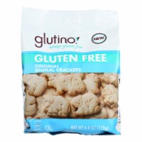 Glutino Animal Crackers - Original - Case of 6 - 6 oz