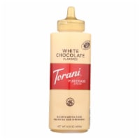 Torani White Chocolate Sauce - Case of 4 - 16.5 OZ