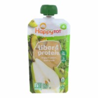 Happy Tot Toddler Food - Organic - Fiber and Protein-Stage 4-Pear Kiwi and Kale-4oz-16case