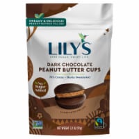 Lilys Sweets Chocolate Dark Chocolate Peanut Butter Cup 3.2 oz (Pack Of 12)