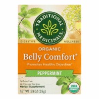 Traditional Medicinals - Belly Peppermint - Caffeine Free 16 BAG - 6 Pack