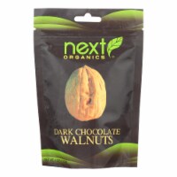 Next Organics Walnuts, Dark Chocolate 4 oz - 6 Pack