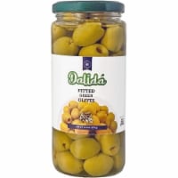 Dalida - Pitted Green Olives, Giant Size (16 oz), Kosher, Gluten Free