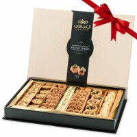 Elegant Gift Box Baklava, Pistachio and Almond - Authentic Middle East Sweets