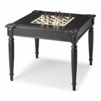 Vincent Black Licorice Multi-Game Card Table
