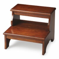 Melrose Chestnut Burl Step Stool