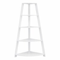Ergode BOOKCASE - 60 H / WHITE CORNER ACCENT ETAGERE