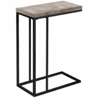 Ergode ACCENT TABLE - TAUPE RECLAIMED WOOD-LOOK / BLACK METAL