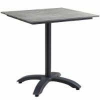 Ergode Maine 28  Outdoor Patio Dining Table - Brown Gray