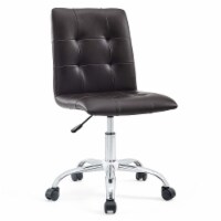 Ergode Prim Armless Mid Back Office Chair - Brown