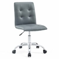 Ergode Prim Armless Mid Back Office Chair - Gray