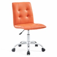 Ergode Prim Armless Mid Back Office Chair - Orange