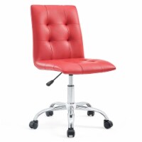 Ergode Prim Armless Mid Back Office Chair - Red