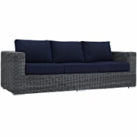 Ergode Summon Outdoor Patio Sunbrella Sofa - Canvas Navy