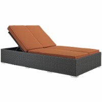 Ergode Sojourn Outdoor Patio Sunbrella Double Chaise - Chocolate Tuscan