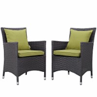 Ergode Convene 2 Piece Outdoor Patio Dining Set - Espresso Peridot