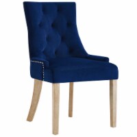 Ergode Pose Performance Velvet Dining Chair - Navy