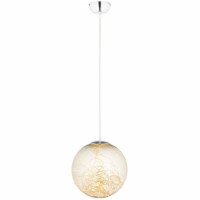 Ergode Fairy 8  Amber Glass Globe Ceiling Light Pendant Chandelier -