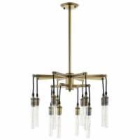 Ergode Resolve Antique Brass Ceiling Light Pendant Chandelier -